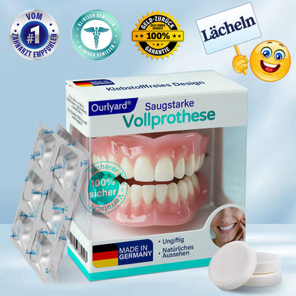 ✅ Hergestellt & Versand aus Deutschland | Ourlyard® Vollprothese mit Saugpassform 🍇