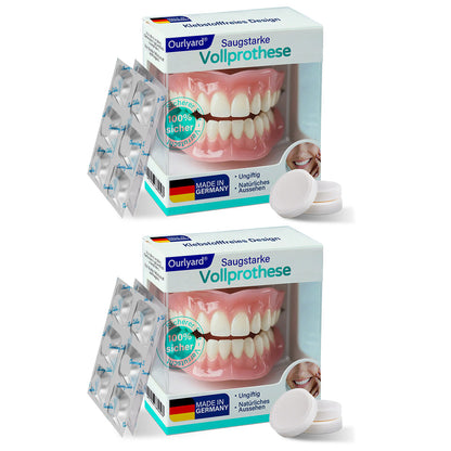 ✅ Hergestellt & Versand aus Deutschland | Ourlyard® Vollprothese mit Saugpassform 🍇