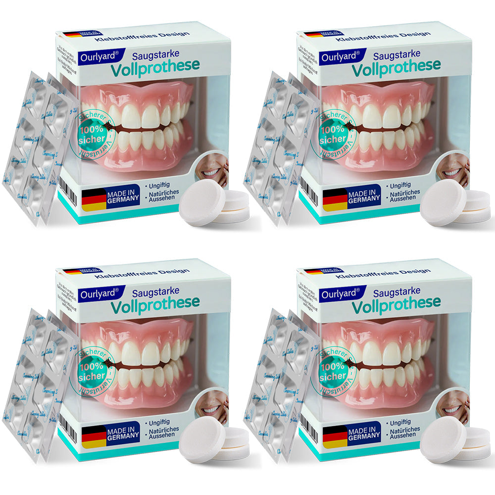 ✅ Hergestellt & Versand aus Deutschland | Ourlyard® Vollprothese mit Saugpassform 🍇