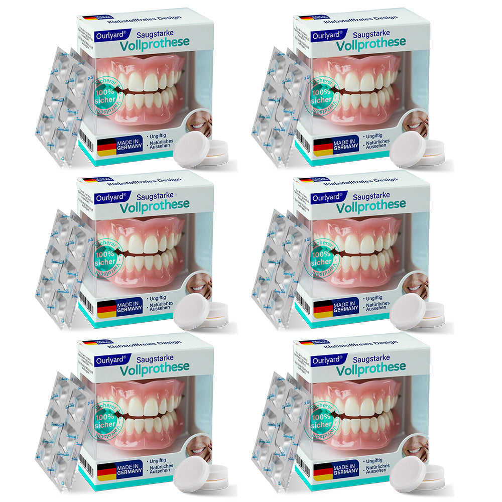 🦷 6 Sets 🦷 + 36 Prothesen-Reinigungstabletten